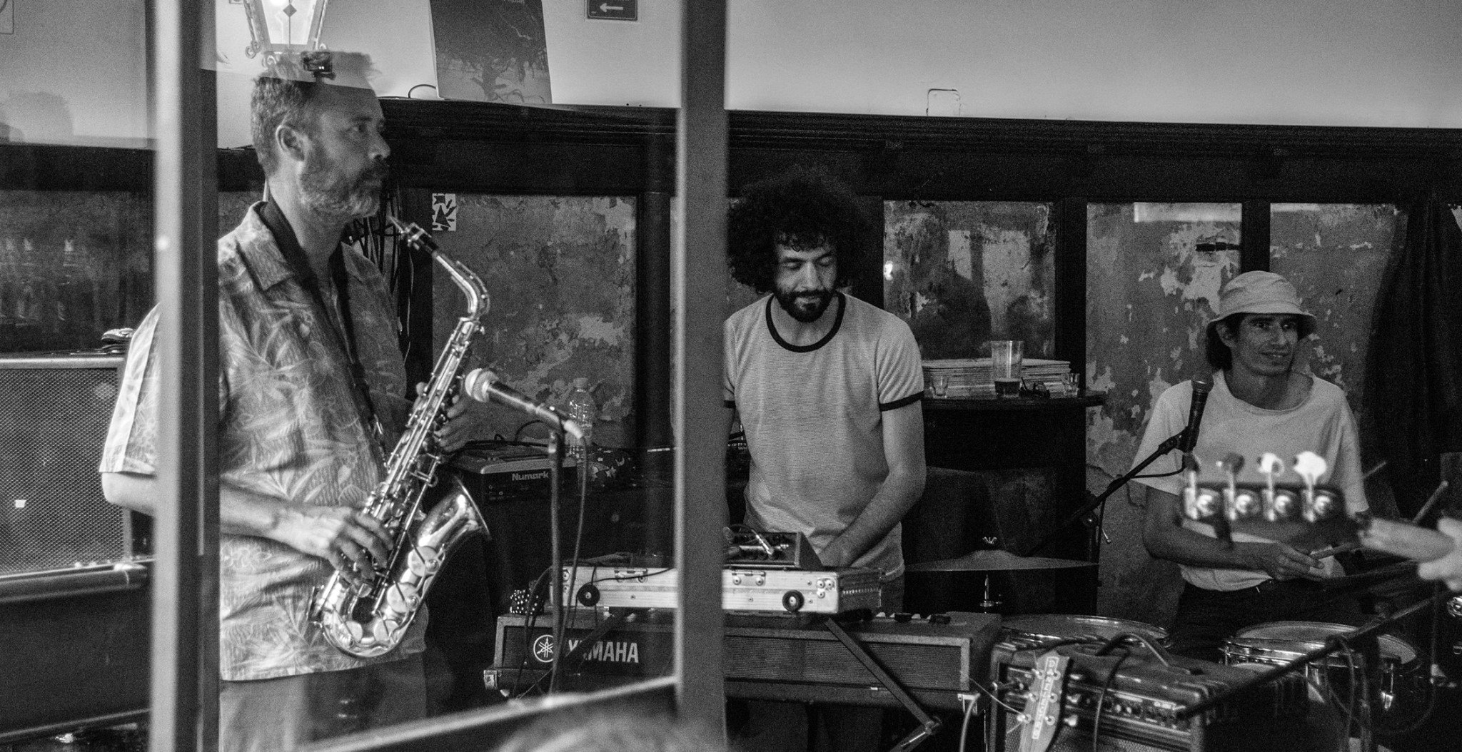 La Redada, headed by drummer Carlos Icaza, on right. Photo courtesy of the band.
